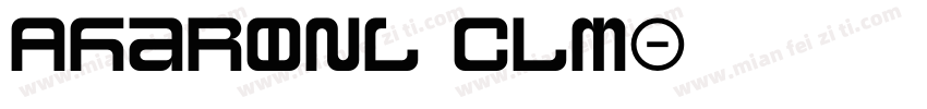 Aharonl CLM字体转换